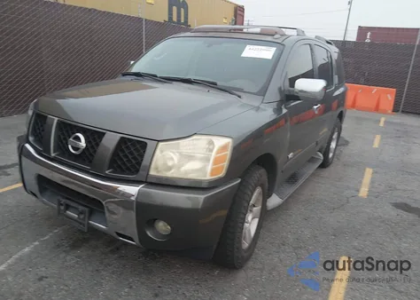 2007 Nissan Armada Se from USA, damaged, VIN 5N1BA08A97N700725